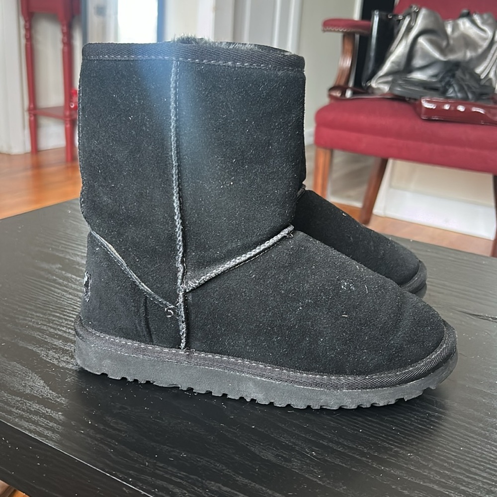 UGG Suede & Fur Classic Boots